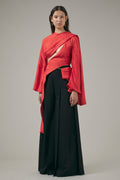 Udara Asymmetric Long Sleeve Drape Top