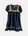 Navy San Antonino Embroidery Dress