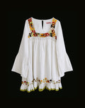 (Long) Holly San Antonino Embroidery Dress