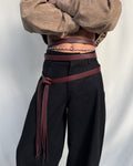 Eva Harness Burgundy Belt