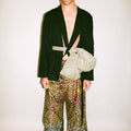 Model wearing custom Ruah Trousers