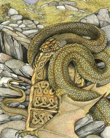 Able to shed their skin and be reborn as a more powerful being, the Cuélebres are a symbol of the earth’s fertility.