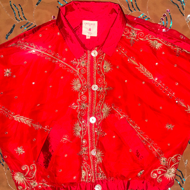 Tarari Red Bomber Jacket