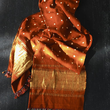 Lakhabhai Valabhai / Bandhani Stole 004