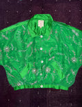 Tarari Green Jewel Bomber Jacket