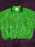 Tarari Green Tota Bomber Jacket