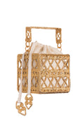 Spiral Scroll Square Bag