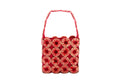 Red Chainmail Mini Tote Bag