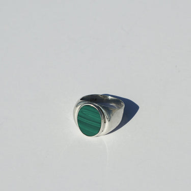 Perlmutte Malachite Ring
