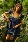 Violet San Antonino Embroidery Dress