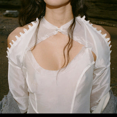 The model is 173 cm and wearing size S