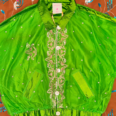 Tarari Green Bomber Jacket
