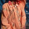 Model: 5'2 wearing S, Dark Peach 