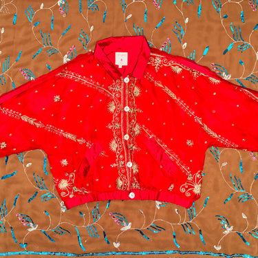 Tarari Red Bomber Jacket