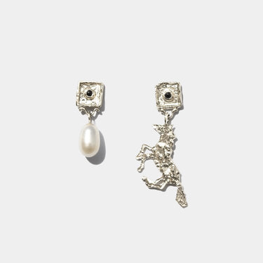 Tan Earrings