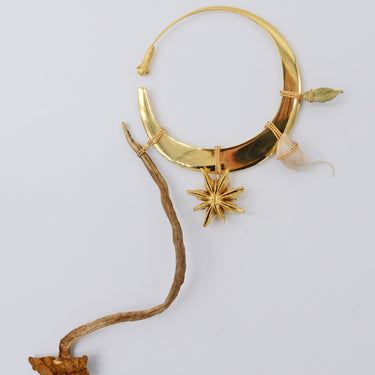 Large Crescent Earring