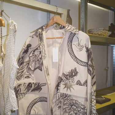 cuelebre cotton canvas beige jacket
