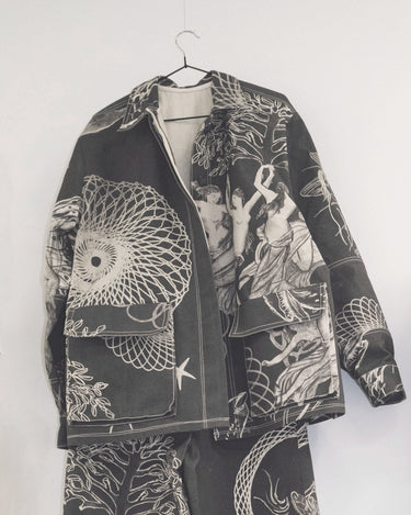 cuelebre cotton canvas navy jacket front