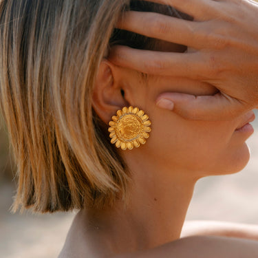 girasoles earrings 