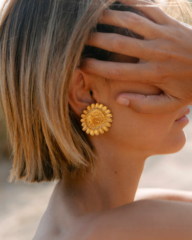girasoles earrings 