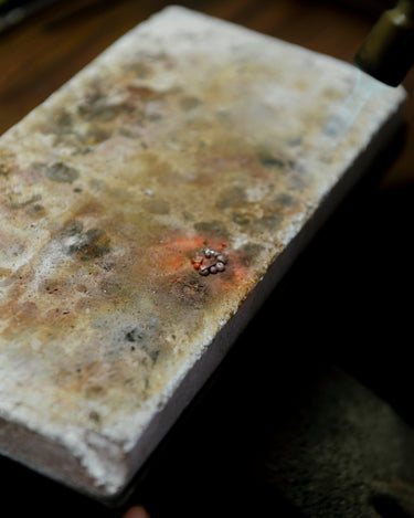 wax curving recycled silver anneal